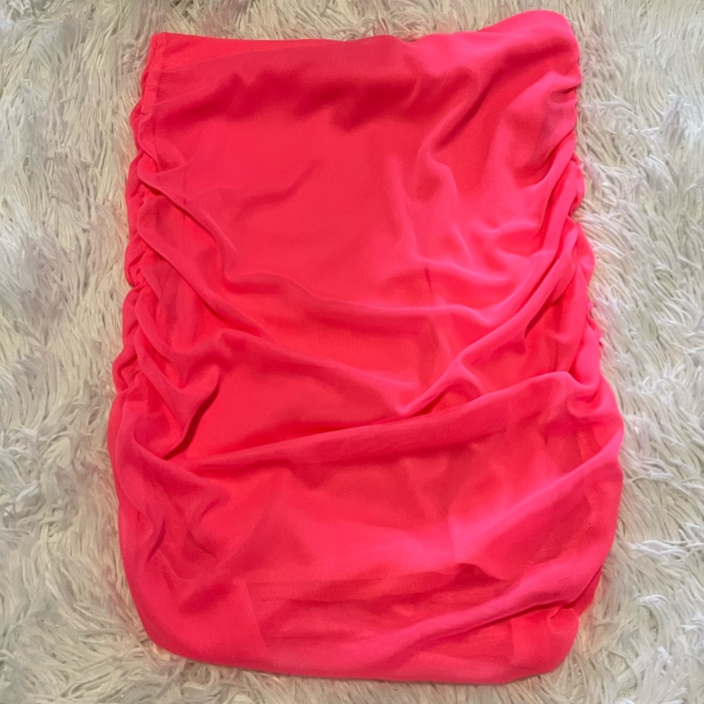 Hot Pink Fashion Nova Mini Skirt
